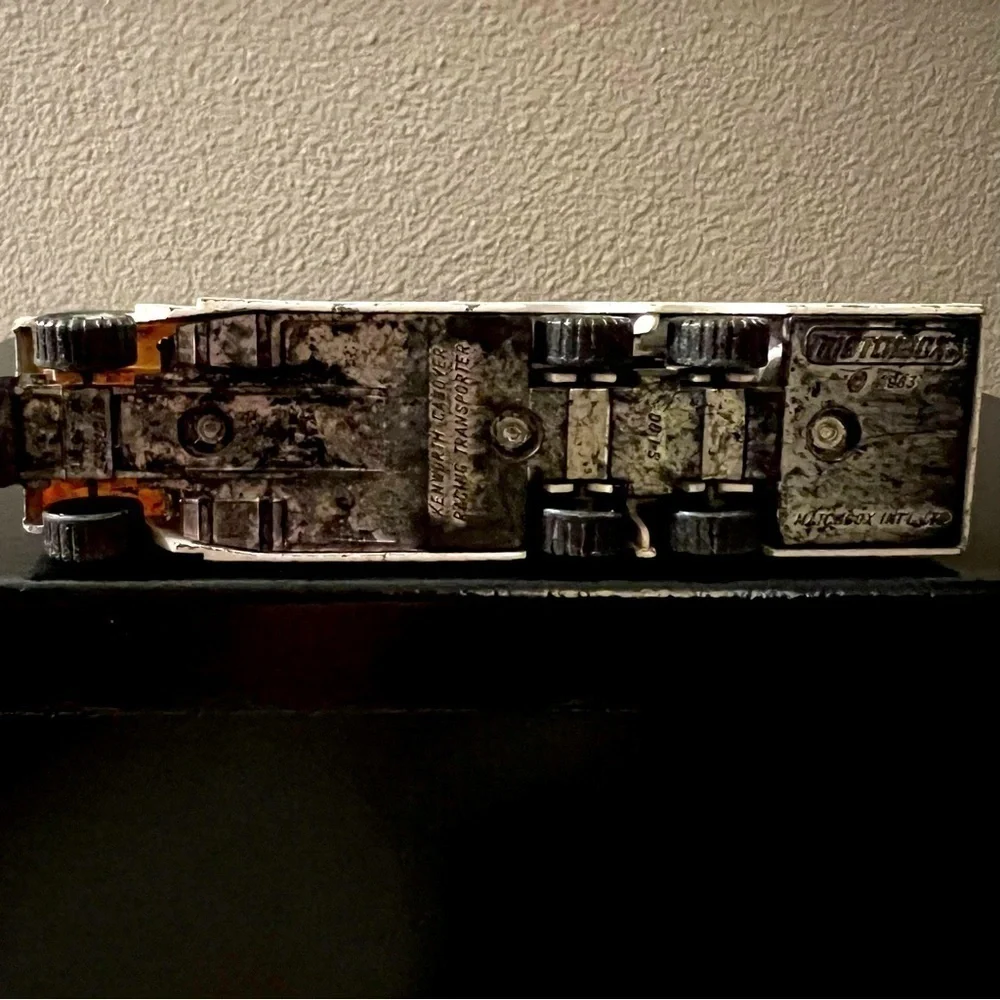 Matchbox Vintage 1983 Kenworth Cabover Racing Transporter